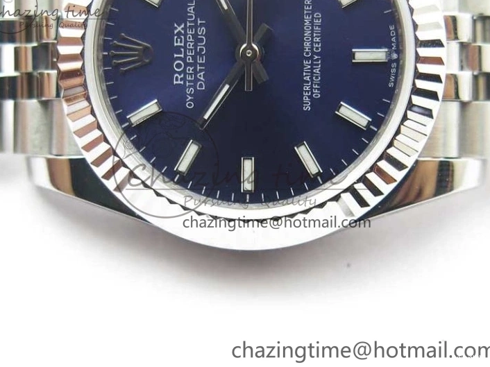 Best SS Blue Dial Marker Jubilee BP 31mm Maker Datejust 278271 Bracelet on Sticks Edition 0827